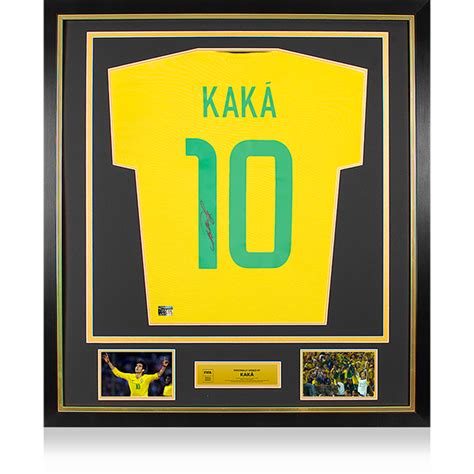Kaka Signed FIFA World Cup™ Brazil Framed Retro Home .